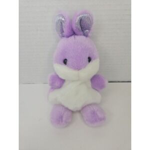 Aurora World Palm Pals WYSTERIA Purple Bunny Plush 5" Stuffed Animal Toy NWT